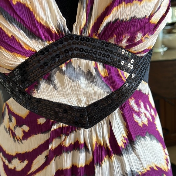 EUC Bebe silk dress size S - Picture 7 of 16